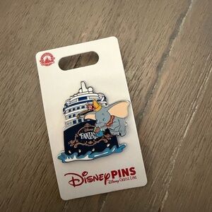 DCL Disney Cruise Line 2024 Dumbo & Timothy Mouse Fantasy Ship Moving Pin